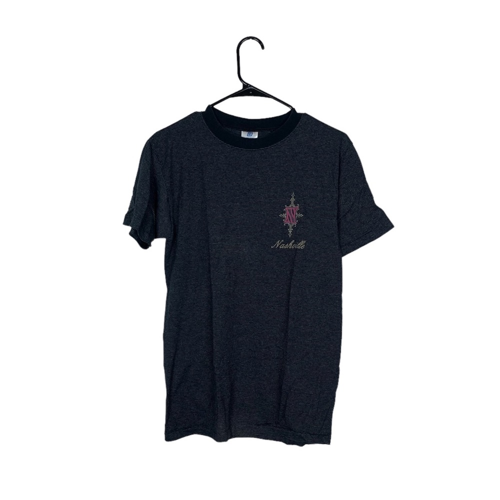 Vintage Belton Nashville stripped graphic tee size medium single stitch